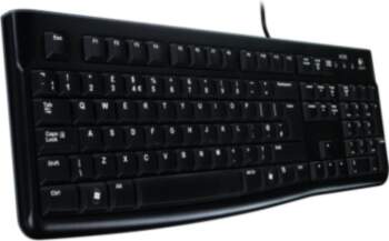LOGITECH K120 Corded Keyboard - BLACK