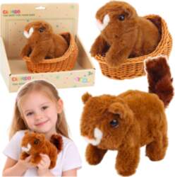 LEANToys Plush Interactive Squirrel in a