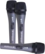 SENNHEISER 3-PACK E835-S, MICROPHONE SET WITH
