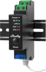 Shelly Pro 2PM electrical relay Black