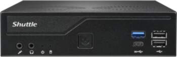 Shuttle Barebone slim DH610V2 Intel/DDR5/black DH610V2
