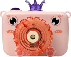 Camera blows soap bubbles Battery Pink