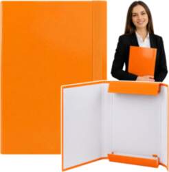 Folder for documents with elastic band
