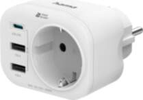 Hama 4-Way Multi-Adapter for Socket, 1