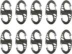 Mil-Tec S-Hook snap hook set -