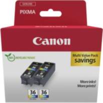 Patrone Canon CLI-36 C,M,Y