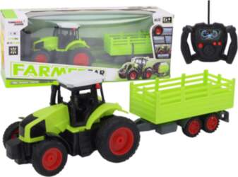 LEANToys Remote Controlled RC Tractor With