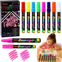 Set of Neon Liquid Markers Chisel