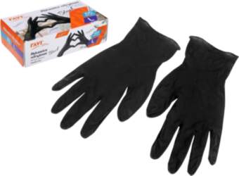 Simple Solution Nitrila cimdi BLACK, 100