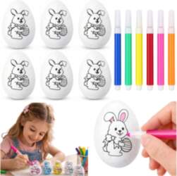 Easter Styrofoam Eggs For Painting Markers
