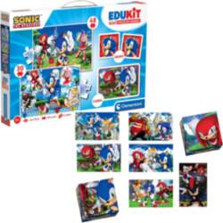 Educational Set Puzzle, Memo & Blocks