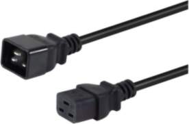 Equip Stromkabel C20        ->C19 St/Bu   schwarz