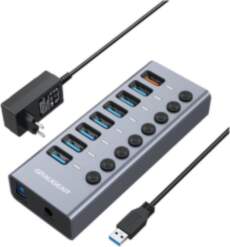 GRAUGEAR 7-Port USB HUB 3.0