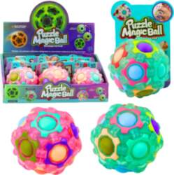 Magic Ball Puzzle Fluorescent Studs 7cm