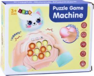 Pop-It Kitty Game Pink Arcade Console