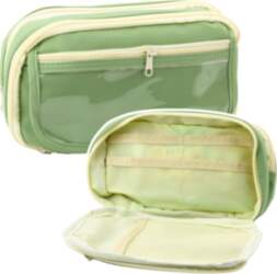School Pencil Case Two-Compartment With Pockets