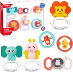 LEANToys Set of 6 Baby Rattle