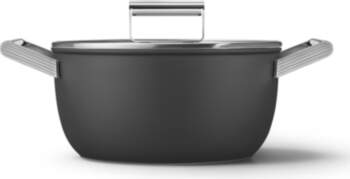 Smeg CSF2412BLM multi pot Black Aluminium