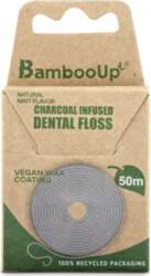 Bamboo-Up зубная нить древесный уголь, 50