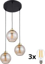 TK Lighting LED lustra uz troses