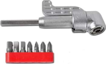 Basic Leņķa adapteris ar uzgaļiem 1/4&quot