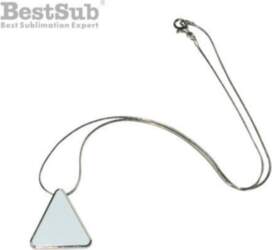 BestSub Necklace triangular pendant with metal