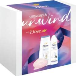 "Dove Unwrap & Unwind" komplekts