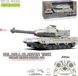 ... R/C White tank with shooting