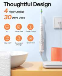 Bitvae D2 Electric toothbrush x8 brushes