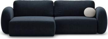Cosmopolitan Design Corner Sofa With Bed