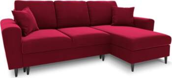 Cosmopolitan Design Corner Sofa With Bed