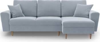 Cosmopolitan Design Corner Sofa With Bed