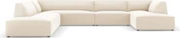 Cosmopolitan Design Leather Imitation Modular Panoramic
