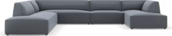 Cosmopolitan Design Leather Imitation Modular Panoramic