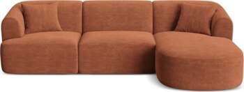 Cosmopolitan Design Modular Right Corner Sofa