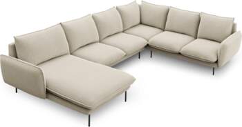 Cosmopolitan Design Panoramic Right Corner Sofa