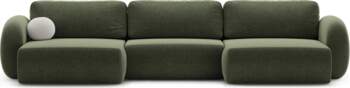 Cosmopolitan Design Panoramic Sofa with Box