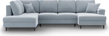 Cosmopolitan Design Velvet Panoramic Left Corner