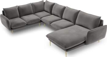 Cosmopolitan Design Velvet Panoramic Left Corner