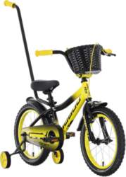 Dviratis Tabou Rocket 16 black-yellow