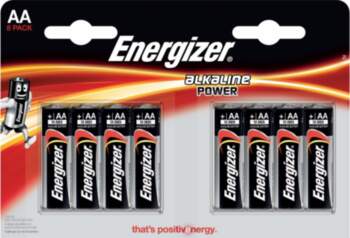 Energizer Alkaline Power AA/E91 8-pack