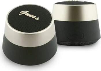Guess Script Metal Logo Bluetooth Speaker