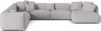 Micadoni Boucle Modular Left Corner Sofa