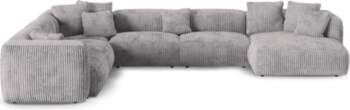 Micadoni Modular Left Corner Sofa, &quot