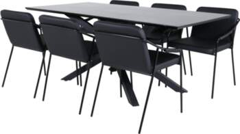 VentHon Piazza Dining Table - Black