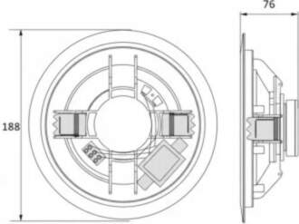 AVTEK CEILING SPEAKER CS 606