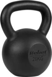 Cast iron kettlebell 26kg, REBEL ACTIVE