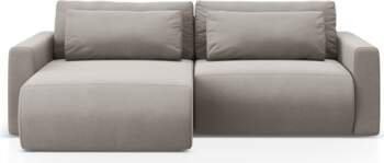 Cosmopolitan Design Corner Sofa With Bed