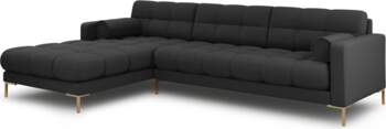 Cosmopolitan Design Left Corner Sofa, &quot