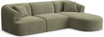 Cosmopolitan Design Modular Right Corner Sofa